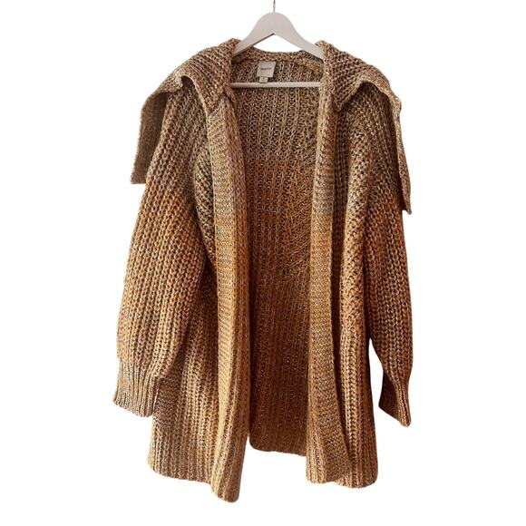 Anthropologie Maeve Oversized Collared Cardigan Knit NWT - Picture 3 of 5